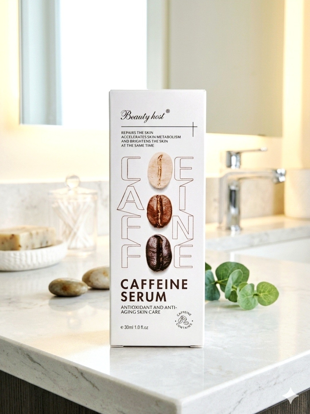 Beauty Host Caffeine Serum (30ml) - Antioxidant & Anti-Aging Skin Care